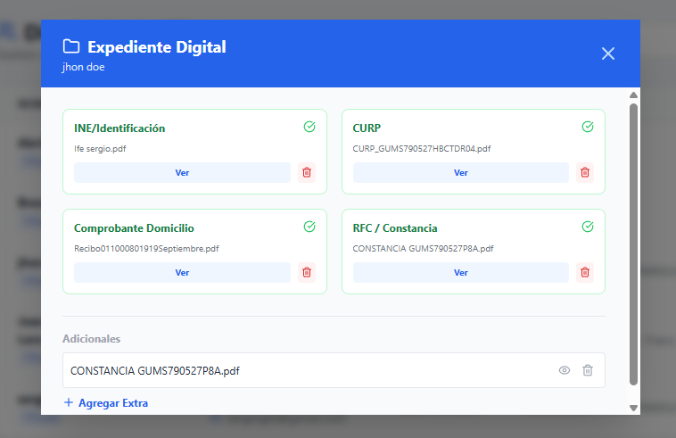 Interfaz del Sistema 1
